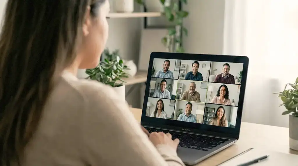 Equipo de la agencia Social Black y su cliente revisando métricas y KPIs durante un proceso de trabajo colaborativo en México. Ejemplo de nuestra metodología ágil, mejora continua y alineación estratégica en tiempo real.