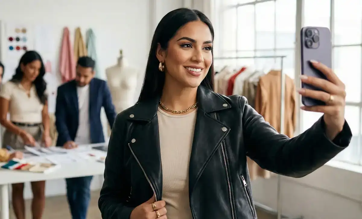 Concepto visual de una estrategia de influencer marketing digital conectando marcas y creadores de contenido, por agencia Social Black.